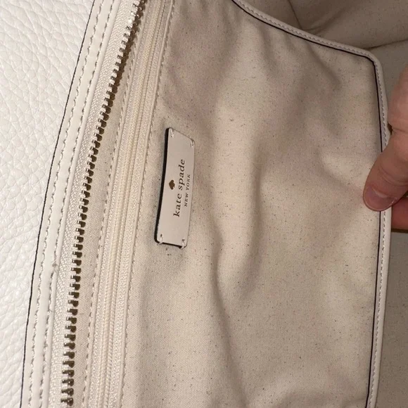 Kate Spade Ivory Tote Bag